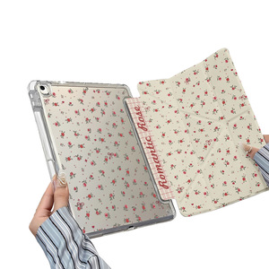 Funda Protectora para iPad Pro de 11 Pulgadas, Diseño Floral Completo, Plegable en Y, Antigolpes, Suave, con Ranura para Lápiz, Estilo Moderno - Product Image 5