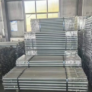 Conector de apuntalamiento de acero de alta resistencia ajustable Q235 certificado CE galvanizado en caliente para sistemas de encofrado de hoteles industriales - Product Image 5