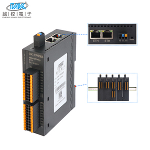 Módulo IO remoto Modbus <span class=keywords><strong>TCP</strong></span> industrial, 16DI, 12DO, entrada digital de 16 canales y salida de 12 relés para control PLC/SCADA - Product Image 2