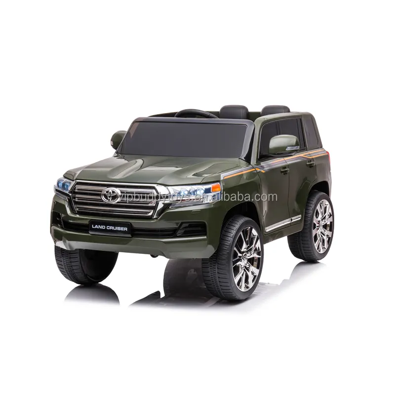 VIP BUDDY Newest Licensed TOYOTA LAND CRUISER 12V Battery Powered Kids Electric Rechargeable Battery Ride on Cars