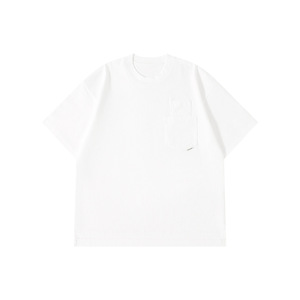 ผู้ผลิตเสื้อยืด MT2585 ขายส่งเสื้อยืดแบบมีกระเป๋าคู่ หนัก 300 กรัม สำหรับผู้ชาย เสื้อยืดโอเวอร์ไซส์ - Product Image 4