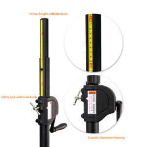 Chân máy ba chân bằng nylon WP-162B-2, giá đỡ loa có chân điều chỉnh đơn - Product Image 5