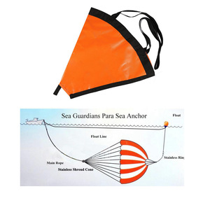 Marine <span class=keywords><strong>Kayak</strong></span> Bateau Flotteur Marine PVC Mer <span class=keywords><strong>Ancre</strong></span> 18/24/32 "Dérive <span class=keywords><strong>Ancre</strong></span> Drogue Dérive Frein Aviron Récupération Remorquage Ligne De Lancer - Product Image 3