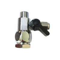 Adaptateur d'eau d'alimentation RO 9/16 ''à 1/4'' robinet filtre à eau robinet à tournant sphérique robinet en T connecteur vanne pour outils matériels