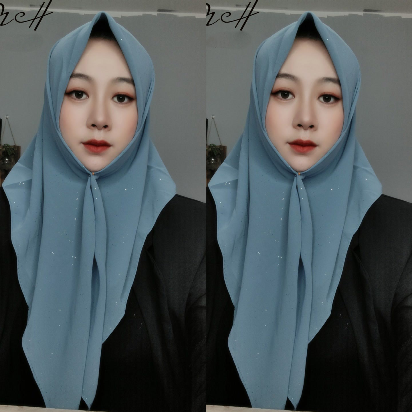 Fashion Small Square Scarf Gradual Change Color Chiffon Silk Scarf Dance Decorative Headband Scarf Silk Scarf – Buy The Best Products In The Online Store - Foto 12