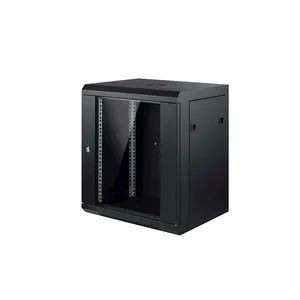 4u 9u 6U Standard Data Center Server Rack armadio di rete con porta in vetro da pavimento