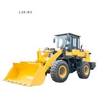 Chargeur frontal hydraulique L36-B3, cycle 9s, 37 km/h, avec options de grande benne pour le chargement en vrac de matériaux de carrière et de granulats