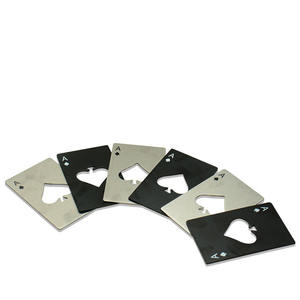 Décapsuleur <span class=keywords><strong>de</strong></span> carte <span class=keywords><strong>de</strong></span> visite en acier inoxydable pour fête - Product Image 1