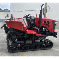 Tracteur à chenilles agricole robuste de 35 à 120 CV avec moteur diesel, tracteur agricole puissant