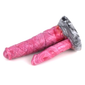 Masajeador de Estimulación Clitoriana de Silicona de Doble Cabeza (Grande y Pequeña) Tipo Centauro, Productos Sexuales para Adultos, Venta Caliente de Fábrica - Product Image 6