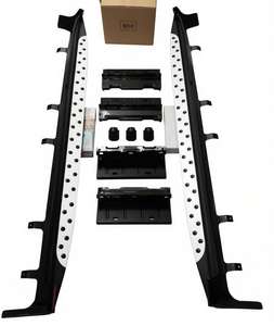 JOESHIER 4x4 accessories Off-Road Protection Aluminum Alloy Side <b>Step</b> Running <b>Board</b> For Hyundai Santa Fe 2007-2012 - Product Image 2