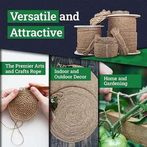 Dây Gai Dầu Diy Handmade Đan Vintage <span class=keywords><strong>Twine</strong></span> Màu Sắc Tự Nhiên Thủ Công Túi Bện Dây Đay - Product Image 5
