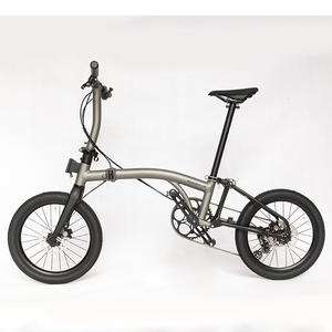 Bicicleta Plegable Aceoffix D10 de 18 Pulgadas y 10 Velocidades con Frenos de Disco Hidráulicos, Neumáticos Anchos y Horquilla de Fibra de Carbono - Product Image 6