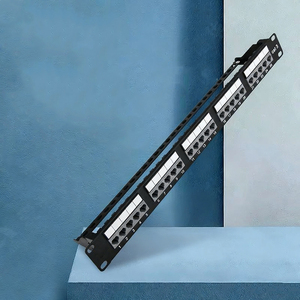 Patch Panel 25 Port Voice Distribution Telephone Wiring <b>Rack</b> Steel Frame ABS IDC Modular 1U High Quality - Product Image 3