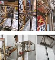 Ascensor de Cocina para Servicio de Alimentos, Montaplatos para Restaurante, Capacidad 100 kg