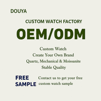 Montre de luxe OEM, faible MOQ, logo personnalisé, verre de montre personnalisé, design du cadran, personnalisation manuelle, emballage cadeau pour montre