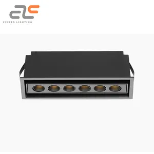 EZELED热卖IP20 COB超薄商用铝智能聚光灯嵌入式6瓦8瓦发光二极管线性灯