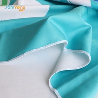 microfibre suede sand free beach towel with custom personalized printing light weight quick dry beach towel