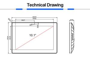 Chống rung nhà máy OEM 10 inch 3G 4G Android quảng cáo hiển thị kỹ thuật số biển taxi Xe Màn hình quảng cáo - Product Image 6