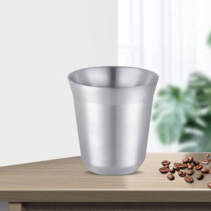 Creatie Draagbare 160Ml Dubbele Wand Roestvrij Staal Custom Drank Espresso Mok Vacuüm Thermische Koffie Thee Metalen Beker - Product Image 2