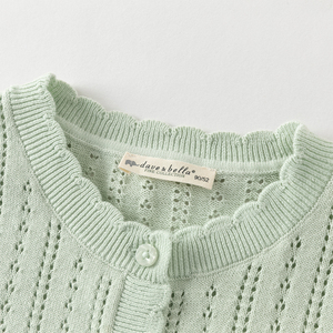 DB1261888 <span class=keywords><strong>DAVE</strong></span> BELLA Pull cardigan pour enfants, printemps, nouveau, filles, bébés, décontracté, tricoté, manches longues, manteau, mode, vêtements doux - Product Image 5