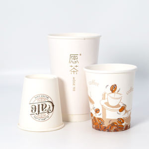 Uyi ถ้วยกระดาษหนาสำหรับติดผนังแบบเดี่ยวสำหรับดื่มน้ำร้อนพิมพ์โลโก้ได้ตามต้องการคุณภาพสูงแก้วกาแฟชั้นเดียว - Product Image 5