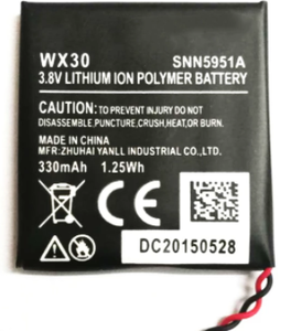 330mAh WX30 SNN5951A נייד טלפון החלפת הסוללה Bateria עבור Moto 360 1st-Gen 2014 חכם שעון סוללות - Product Image 5