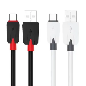 Yoosng YS32 kabel data USB Tipe c 1 Meter, kabel pengisian daya cepat Data Transfer lemak 2,4 A od5.0 tpe 1 Meter harga murah