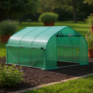 Invernadero DB Walk In con Estructura de Acero y Policarbonato, Ecológico para Uso en Jardín - Product Image 2