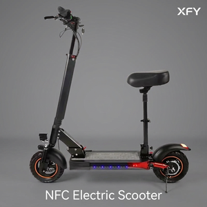 XFY Vente en gros de trottinettes électriques NFC de 10 pouces pour adultes, trottinette pliable, certifiée MSDS UN38.3, trottinette tout-terrain d'aventure - Product Image 1