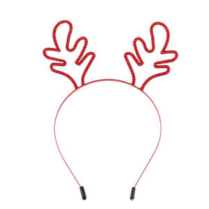 MADESHINE Halloween Noël <span class=keywords><strong>Renne</strong></span> Père Noël Arbre Accessoires Démon Queue Diable <span class=keywords><strong>Corne</strong></span> Strass Bandeau - Product Image 4