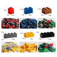 Bloques de Construcción de Plástico de Alta Calidad, Juguetes para Niños, Juego de Bricolaje Compatible con Todos los Bloques, 1000 Piezas