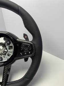 Volante Deportivo de Fibra de Carbono LCI para M Leather, para CS M3/M4/M5/M6/X3-<span class=keywords><strong>X8</strong></span>/G01-G37/G80-M340i - Product Image 3