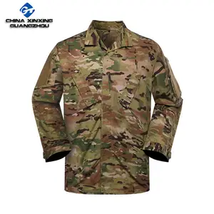 Uniforme tático resistente de camuflagem, uniforme ACU de boa qualidade 220GSM Rip S top
