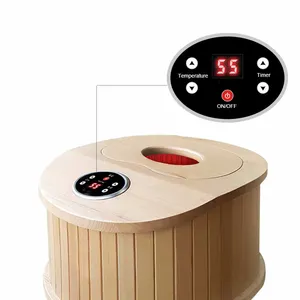 Korea Wholesale Electric Far Infrared Portable Sauna Foot Massage Foot Spa Heater Health Sauna Foot Bath Sitz Bath Dry