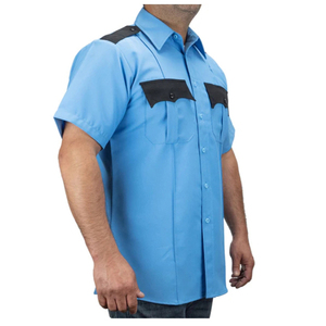 Bán Buôn Tùy Chỉnh Bảo Vệ An Ninh Áo Sơ Mi An Ninh Đồng Phục Màu Xanh Đen An Ninh Áo Sơ Mi USA Kích Thước - Product Image 2