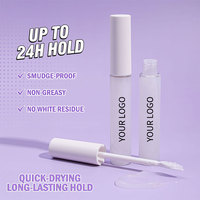 Gel Fijador de Cejas Transparente a Prueba de Agua con Logotipo Personalizado, 24 Horas de Larga Duración, Pegamento para Estilizar Cejas, Cera Transparente para Esculpir Cejas