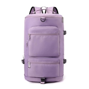 <b>Travel</b> <b>Backpack</b> Polyester Oxford Fabric 36-55L Water Resistant Unisex Minimalist Design Zipper Closure Adjustable Straps Shoe - Product Image 6
