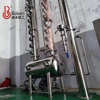 Alambics à colonne continue, distillateur en cuivre, équipement de distillation Boben