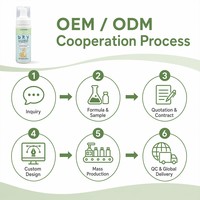 ZouRunAn Shampoing Sec pour Animaux 60ml Mousse Nettoyante Sans Eau pour Chiens et Chats Vente en Gros OEM ODM OBM Achat en Vrac Distributeur