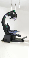 Chaise de gaming ergonomique pivotante à LED rvb de qualité supérieure, fauteuil racing avec repose-pieds, design moderne, rvb, bon marché, offre spéciale