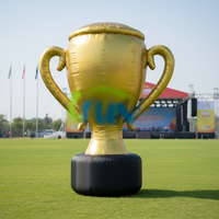 Coupe de championnat personnalisée, ballon gonflable, trophée, impression numérique, pompe à air électrique, décoration géante réaliste