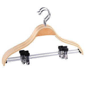 DD4626 <span class=keywords><strong>cintre</strong></span> anti-dérapant en bois massif avec logo personnalisé pour adultes et enfants cintres sans couture conception anti-épaule magasin à domicile - Product Image 5