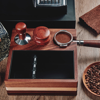 Boîte à café carrée en acier inoxydable, design haut de gamme, écologique, minimaliste, pour usage commercial et domestique, avec couleurs assorties, pour espresso
