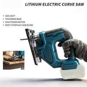 Scie à onglet électrique portable de précision – Kit de haute qualité sans balais rechargeable au lithium-ion pour couper le plastique, le fer et le cuivre - Product Image 3