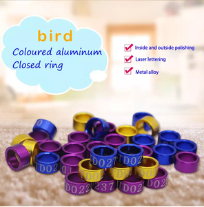 Joyfamily Aangepaste Aluminium Vogel Poot <span class=keywords><strong>Ring</strong></span> Multi Size Duivenring Vogel <span class=keywords><strong>Ring</strong></span> - Product Image 4