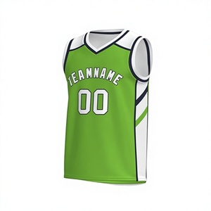 Tenues de basketball 100 % polyester, design personnalisé, ensembles de maillots de basketball, uniformes pour équipes jeunes, motif sublimation, séchage rapide à l'avant - Product Image 1