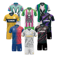 Chemises de football personnalisées pour adultes et jeunes, sublimées 100% polyester, tissu, maillot de football, maillot de football