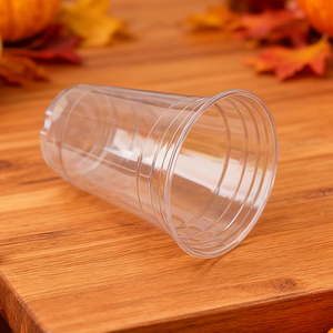 Gobelet en plastique PET de qualité alimentaire personnalisé, durable et jetable, 12 oz et 16 oz, avec logo, best-seller mondial - Product Image 6