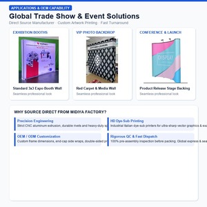 Stand Espositivo Pop-up 3x4 con Grafica in Tessuto Velcro, Borsa per il Trasporto, Telaio in Alluminio, Banner Portatile per Stand Fieristici - Product Image 6
